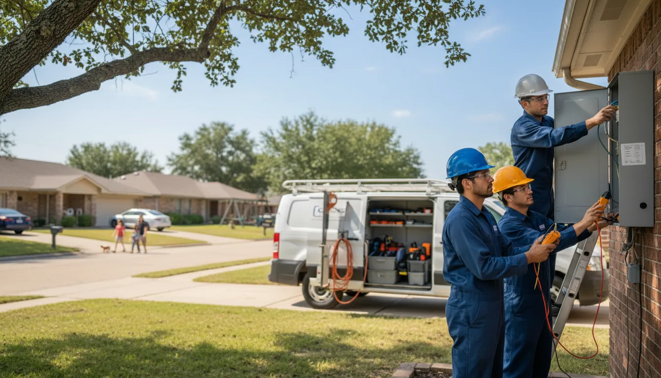 Certified electrician providing emergency electrical services in Dickeyville, WI